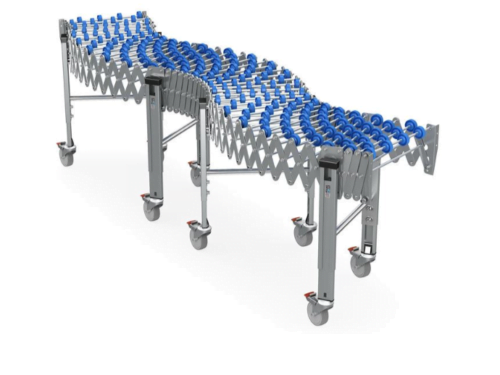 SOCO Flexi conveyors with Ø 48 wheel axles