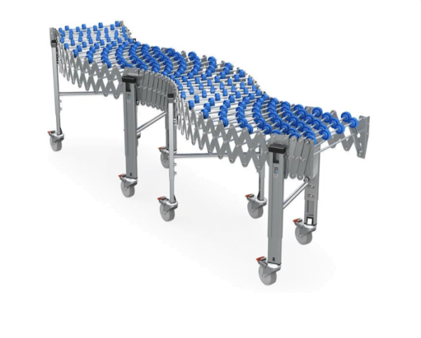 SOCO Flexi conveyors with Ø 48 wheel axles