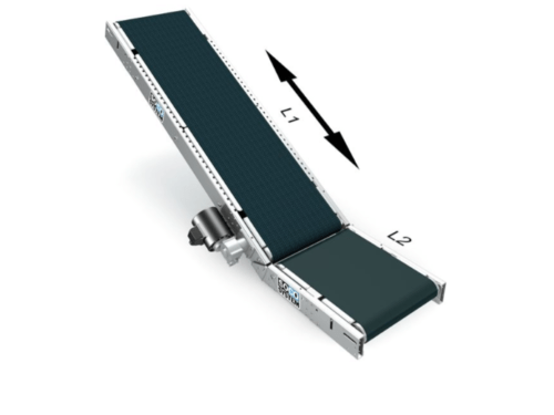 SOCO Belt conveyors with booster - plate bedding with grooves