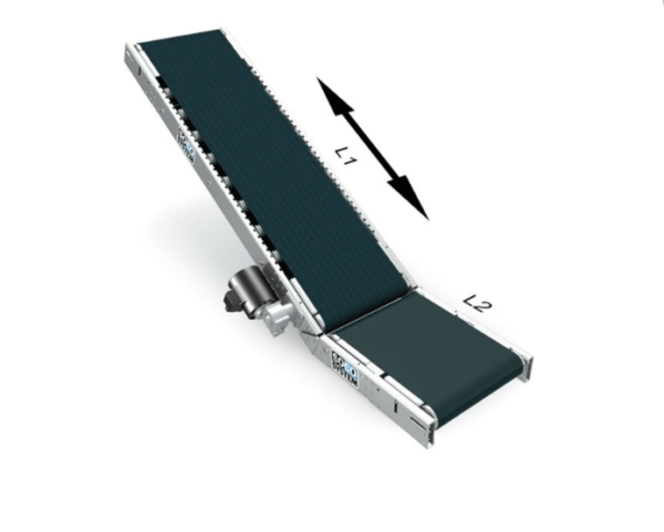 SOCO Belt conveyors with booster - roller bedding