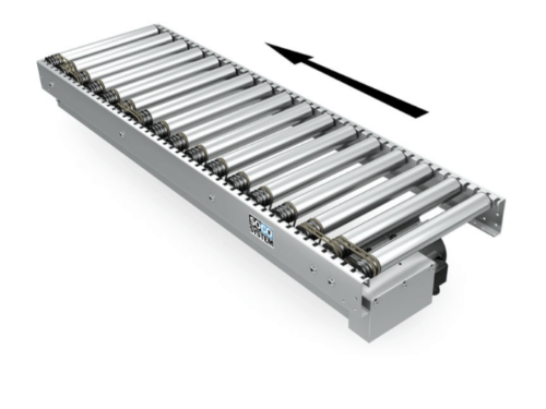 SOCO Drive section for driven steel roller conveyors - drive in the left side