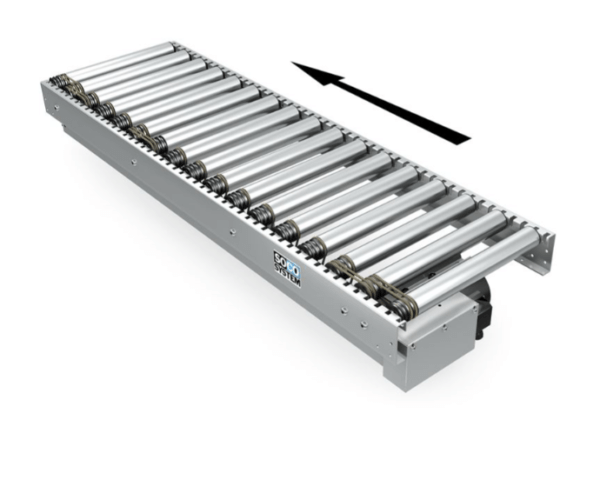 SOCO Drive section for driven steel roller conveyors - drive in the left side