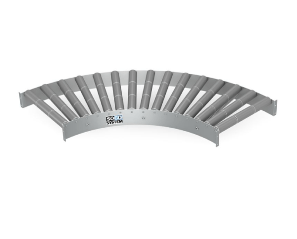 SOCO Fixed curves with Ø 48 3-parted plastic rollers