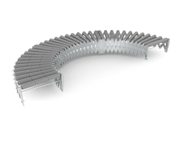 SOCO Flexi curves with 3-parted plastic rollers