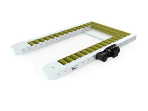 SOCO Driven 2-part pallet roller conveyors