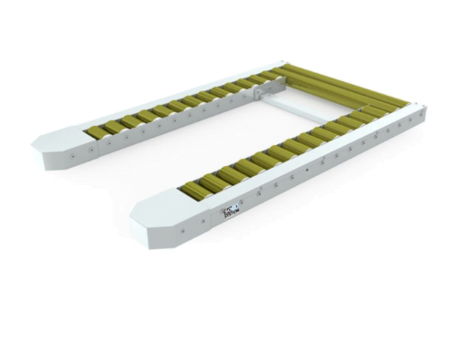 SOCO Non-driven 2-part pallet roller conveyors