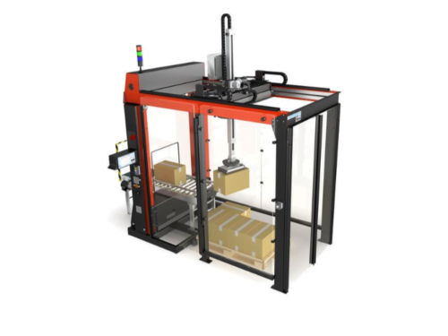 SOCO Robot-In-A-Box - fully automatic palletising