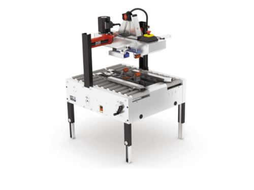 SOCO T-2002 case sealer with top and bottom drive