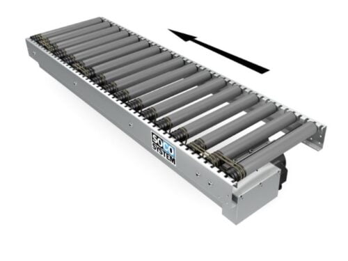 With Ø 48 mm plastic rollers